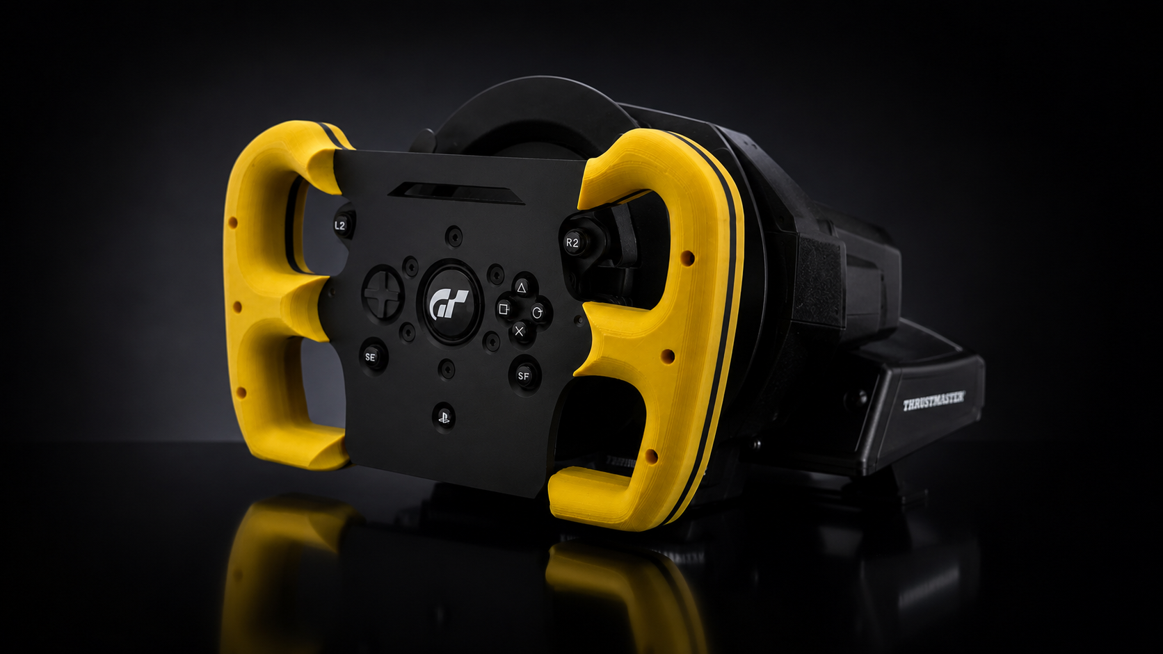 F1 Style Steering Wheel Mod for Thrustmaster T300 / T300 RS