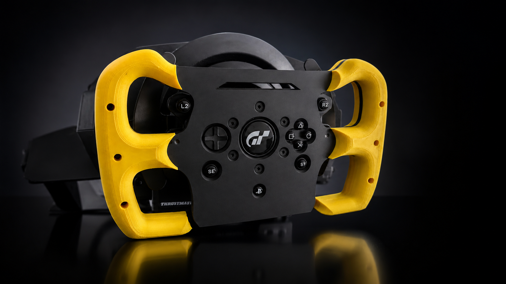 F1 Style Steering Wheel Mod for Thrustmaster T300 / T300 RS
